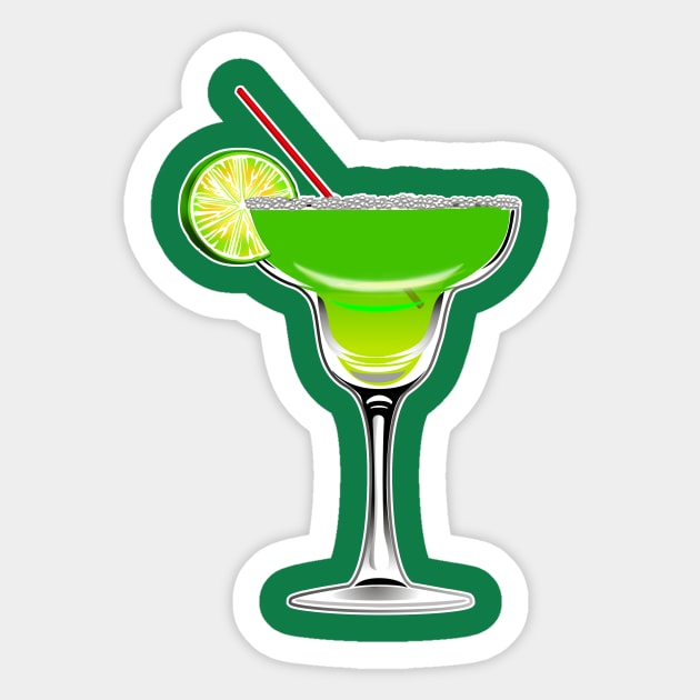 Margarita Sticker by the Mad Artist